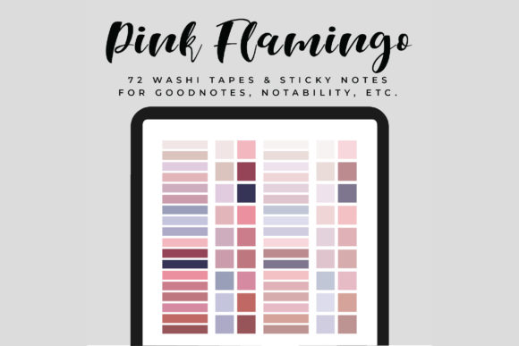 Download Digital Washi Tapes &amp; Sticky Notes - Digital Collection