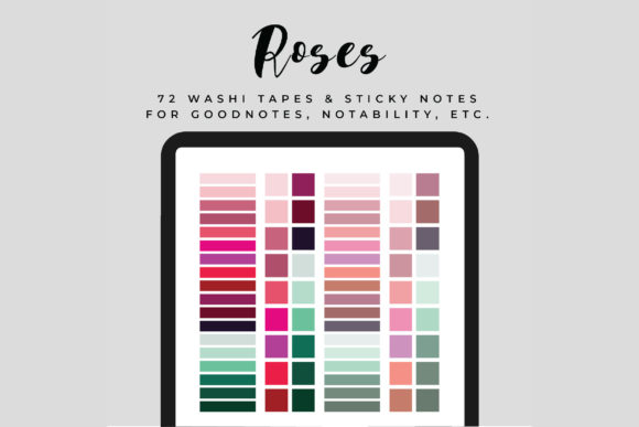 Download Digital Washi Tapes &amp; Sticky Notes - Digital Collection