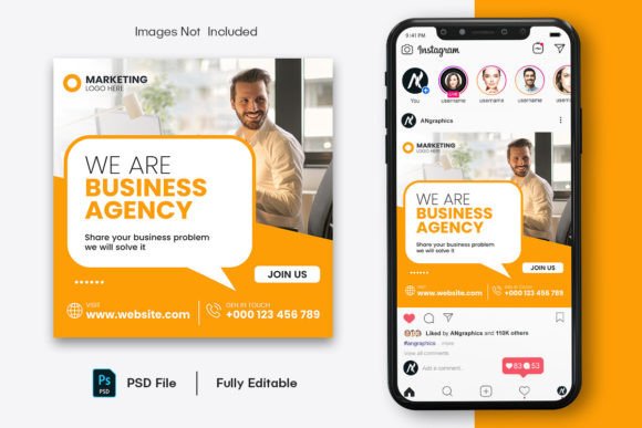 Download Business Instagram Post Template - Instagram post template Collection