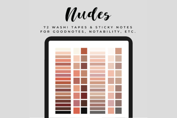 Download Digital Washi Tapes &amp; Sticky Notes - Digital Collection