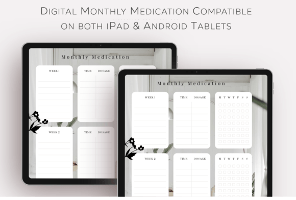 Download Digital Monthly Medication Tracker - Digital Collection