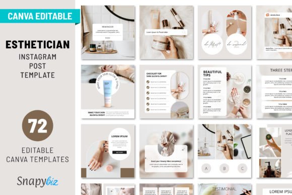 Download Esthetician Instagram Post Template - Instagram post template Collection