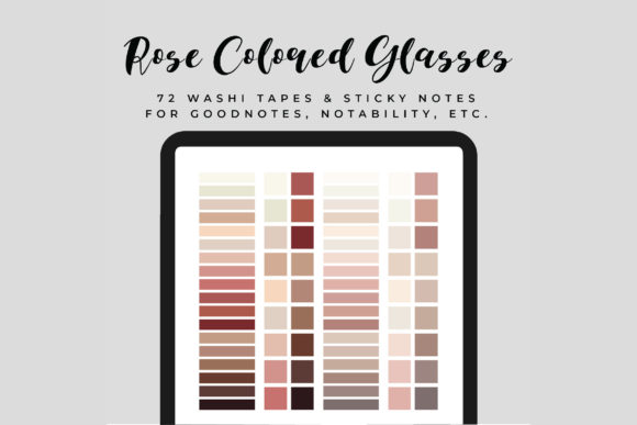 Download Digital Washi Tapes &amp; Sticky Notes - Digital Collection