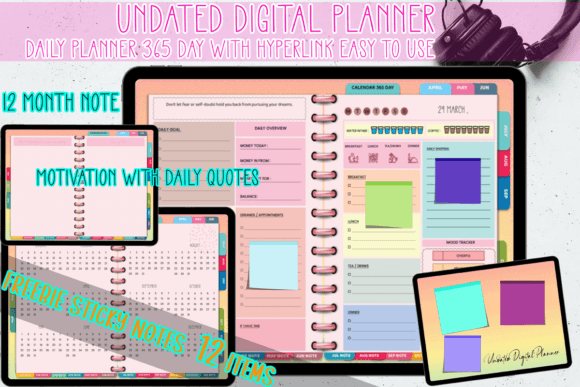 Download Undated Digital Planner 365 Daily Planne - Digital Collection