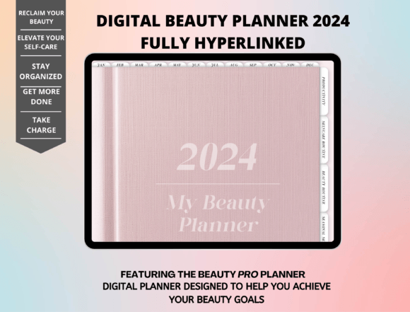 Download Digital Beauty Planner Yearly 2024 - Digital Collection